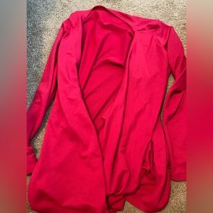 Hot pink cardigan